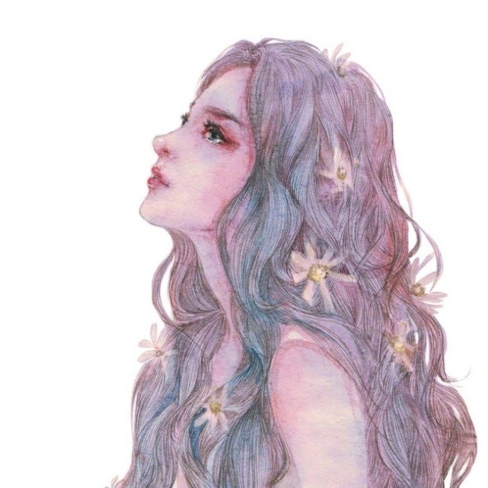 少女侧坐窗前，泪珠滑落，窗外光影斑驳映照出无尽的思念