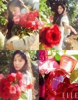 金智媛倚靠窗边，自然光线勾勒其柔和面部线条，氛围宁静治愈